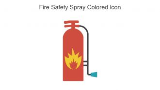 Fire Safety Spray Colored Icon In Powerpoint Pptx Png And Editable Eps Format