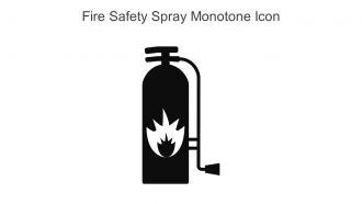 Fire Safety Spray Monotone Icon In Powerpoint Pptx Png And Editable Eps Format