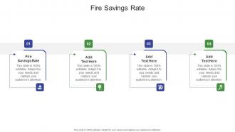 Fire Savings Rate In Powerpoint And Google Slides Cpb