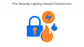 Fire Security Lighting Hazard Colored Icon In Powerpoint Pptx Png And Editable Eps Format