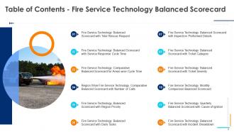 Fire service technology balanced scorecard powerpoint presentation slides