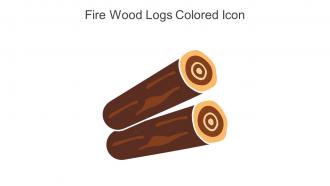 Fire Wood Logs Colored Icon In Powerpoint Pptx Png And Editable Eps Format