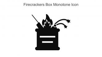 Firecrackers Box Monotone Icon In Powerpoint Pptx Png And Editable Eps Format