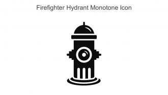 Firefighter Hydrant Monotone Icon In Powerpoint Pptx Png And Editable Eps Format