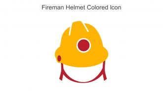 Fireman Helmet Colored Icon In Powerpoint Pptx Png And Editable Eps Format