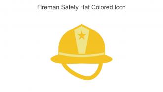 Fireman Safety Hat Colored Icon In Powerpoint Pptx Png And Editable Eps Format