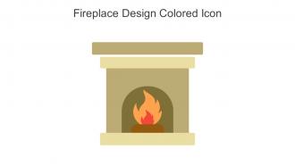 Fireplace Design Colored Icon In Powerpoint Pptx Png And Editable Eps Format