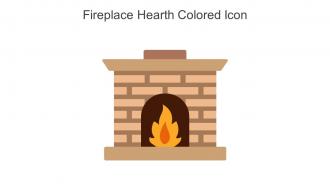 Fireplace Hearth Colored Icon In Powerpoint Pptx Png And Editable Eps Format