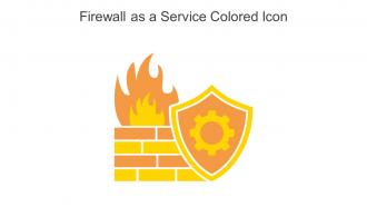 Firewall As A Service Colored Icon In Powerpoint Pptx Png And Editable Eps Format