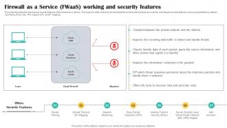 Firewall As A Service FWaaS Working And Security Features Cloud Security Model