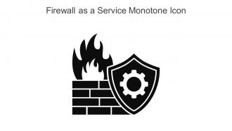Firewall As A Service Monotone Icon In Powerpoint Pptx Png And Editable Eps Format