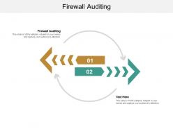 Firewall auditing ppt powerpoint presentation professional background images cpb