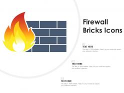 Firewall bricks icons