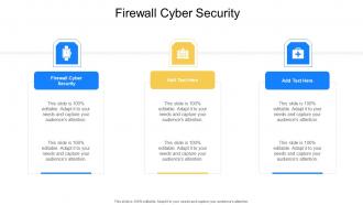 Firewall Cyber Security In Powerpoint And Google Slides Cpb