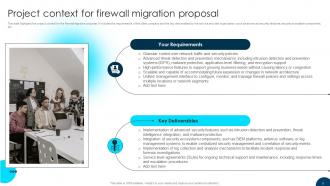 Firewall Migration Proposal Powerpoint Presentation Slides Downloadable Unique