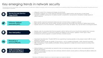 Firewall Network Security Key Emerging Trends In Network Security