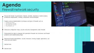 Firewall Network Security Powerpoint Presentation Slides Good Images
