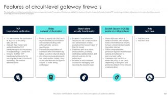 Firewall Network Security Powerpoint Presentation Slides Customizable Unique