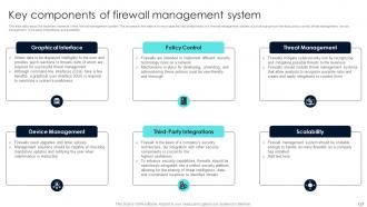 Firewall Network Security Powerpoint Presentation Slides Editable Content Ready