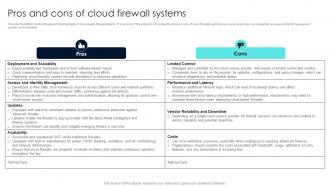 Firewall Network Security Pros And Cons Of Cloud Firewall Systems