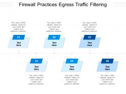 Firewall practices egress traffic filtering ppt powerpoint presentation icon example cpb