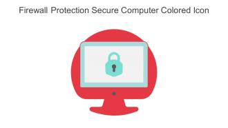 Firewall Protection Secure Computer Colored Icon In Powerpoint Pptx Png And Editable Eps Format