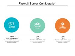 Firewall server configuration ppt powerpoint presentation layouts design ideas cpb