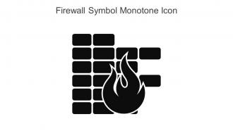 Firewall Symbol Monotone Icon In Powerpoint Pptx Png And Editable Eps Format