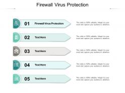 Firewall virus protection ppt powerpoint presentation styles graphics pictures cpb