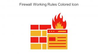 Firewall Working Rules Colored Icon In Powerpoint Pptx Png And Editable Eps Format