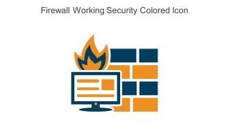 Firewall Working Security Colored Icon In Powerpoint Pptx Png And Editable Eps Format