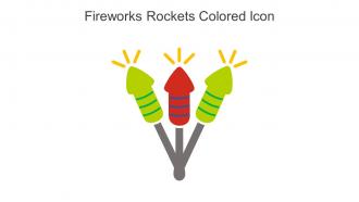 Fireworks Rockets Colored Icon In Powerpoint Pptx Png And Editable Eps Format