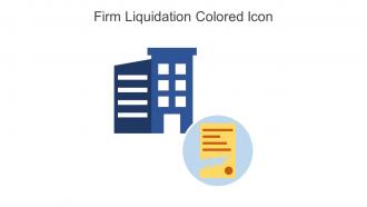 Firm Liquidation Colored Icon In Powerpoint Pptx Png And Editable Eps Format