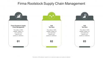 Firma Rootstock Supply Chain Management In Powerpoint And Google Slides Cpb