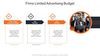 Firms Limited Advertising Budget In Powerpoint And Google Slides Cpb
