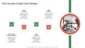 First Access Credit Card Review In Powerpoint And Google Slides Cpb