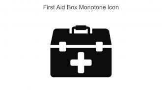 First Aid Box Monotone Icon In Powerpoint Pptx Png And Editable Eps Format