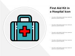 First Aid Kit In A Hospital Icon
