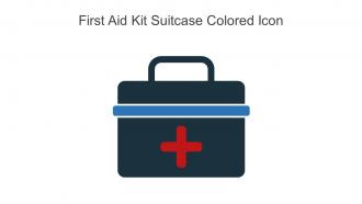 First Aid Kit Suitcase Colored Icon In Powerpoint Pptx Png And Editable Eps Format