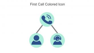 First Call Colored Icon In Powerpoint Pptx Png And Editable Eps Format