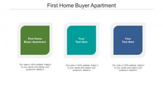 First home buyer apartment ppt powerpoint presentation summary images cpb
