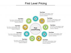First level pricing ppt powerpoint presentation styles cpb