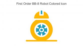 First Order BB 8 Robot Colored Icon In Powerpoint Pptx Png And Editable Eps Format