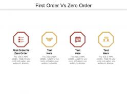 First order vs zero order ppt powerpoint presentation model inspiration cpb