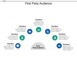 First party audience ppt powerpoint presentation summary styles cpb