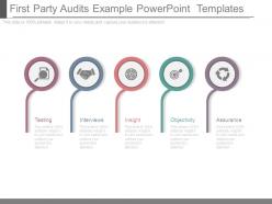 First party audits example powerpoint templates