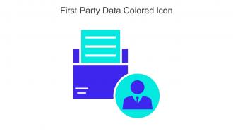 First Party Data Colored Icon In Powerpoint Pptx Png And Editable Eps Format