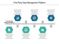 First party data management platform ppt powerpoint presentation infographics gallery cpb