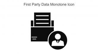 First Party Data Monotone Icon In Powerpoint Pptx Png And Editable Eps Format