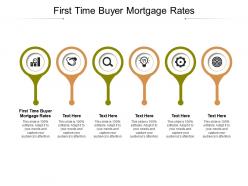First time buyer mortgage rates ppt powerpoint presentation summary shapes cpb